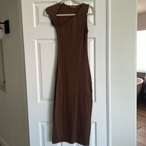 Brown Bodycon Dress